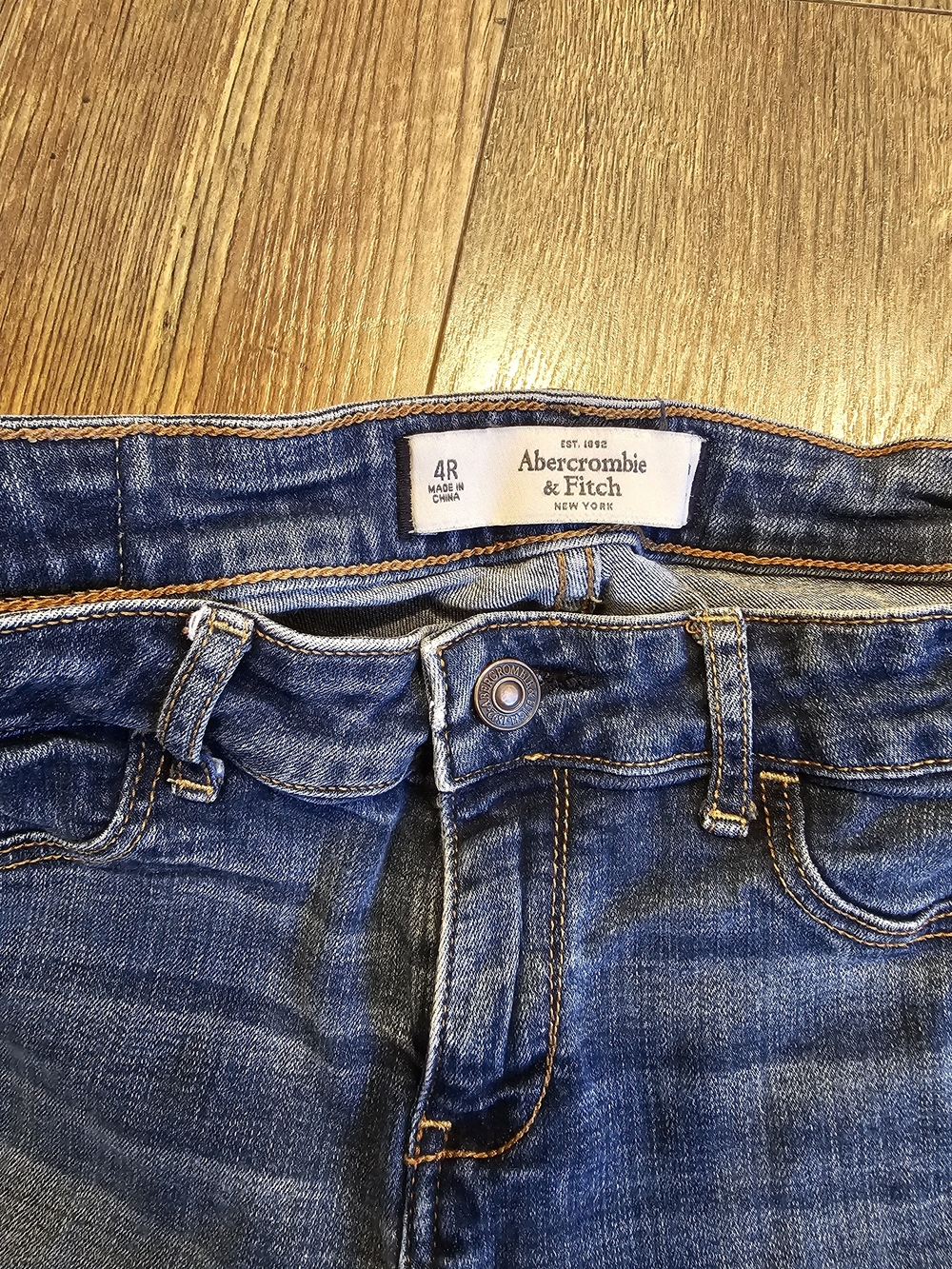 Abercrombie & Fitch Slim Fit Blue Denim Jeans